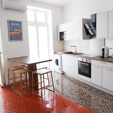 Bright And Modern 3-Bedroom Apartment, 90M2 With Air Condition, In Béziers Extérieur photo
