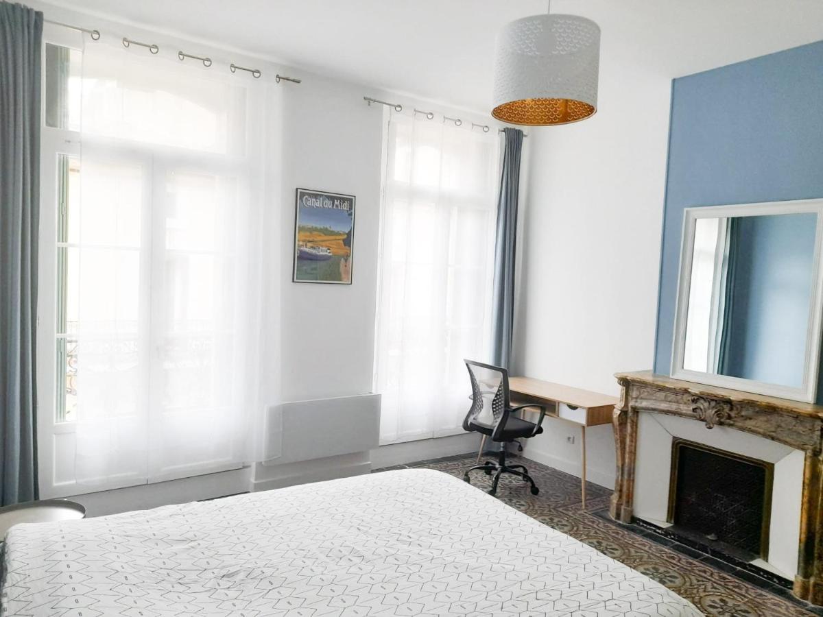 Bright And Modern 3-Bedroom Apartment, 90M2 With Air Condition, In Béziers Extérieur photo