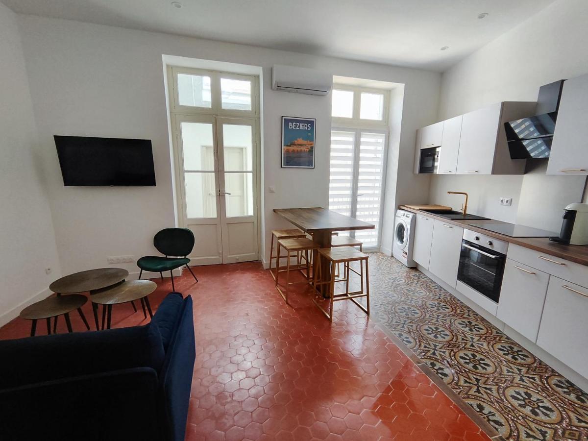 Bright And Modern 3-Bedroom Apartment, 90M2 With Air Condition, In Béziers Extérieur photo
